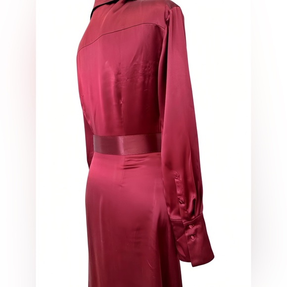 NICHOLAS Red silk Maxi Dress - Picture 5 of 9